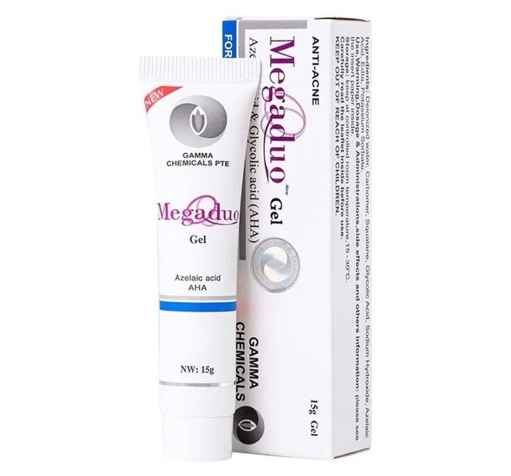 Gel dưỡng hỗ trợ giảm mụn, làm mờ thâm mụn megaduo anti-acne gel 15g