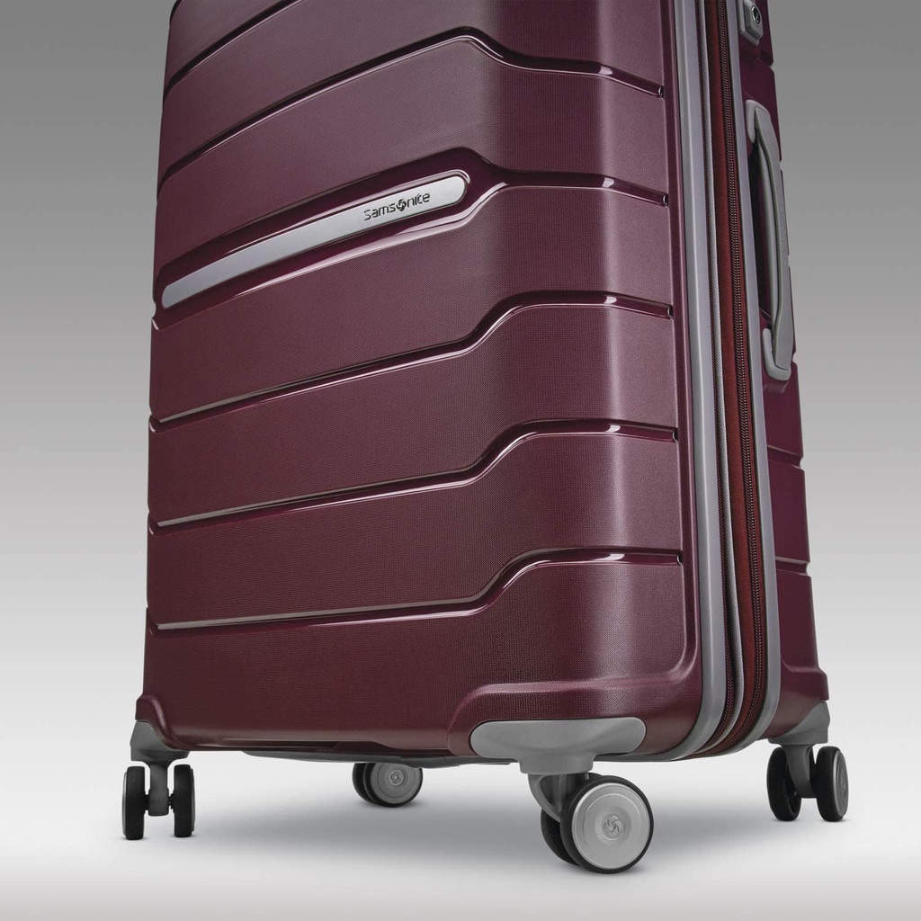Vali Samsonite Freeform siêu bền size cabin 21 inch (ĐỎ TÍM)