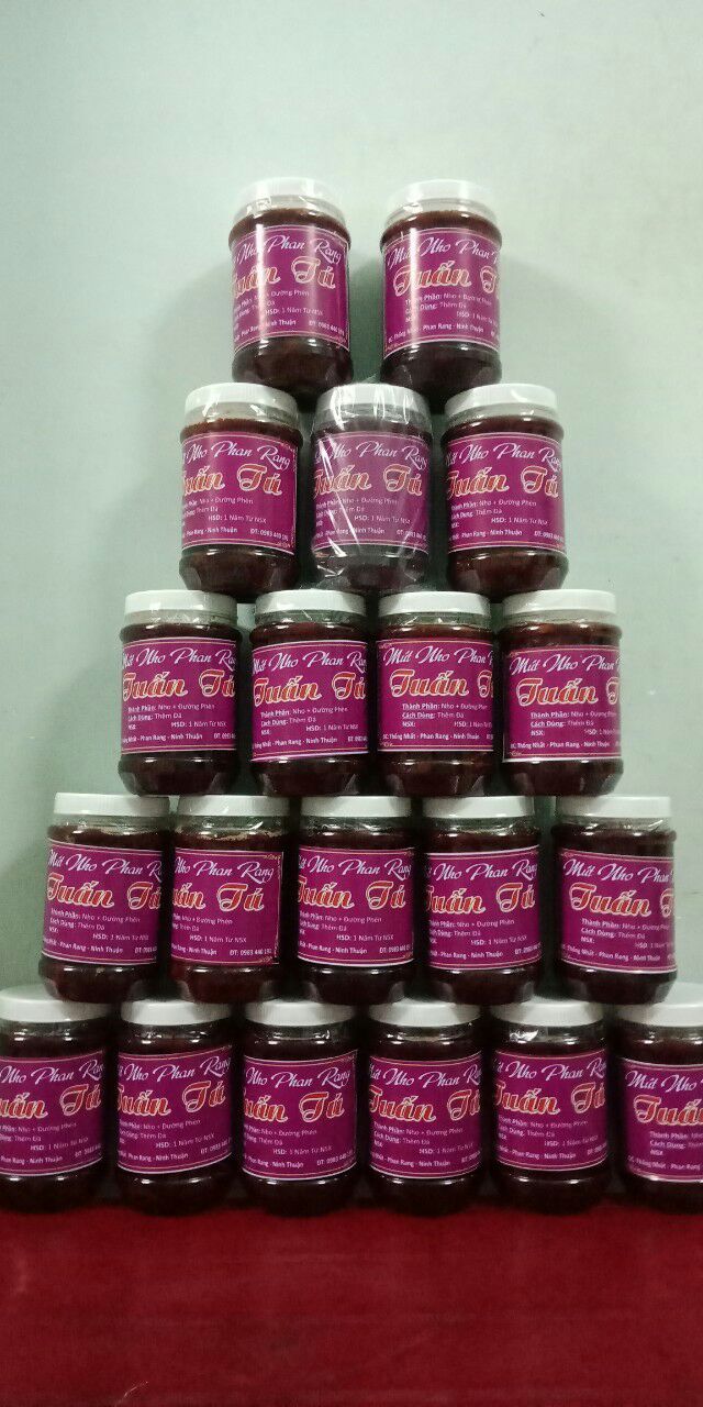 Mứt nho Phan Rang 500gr