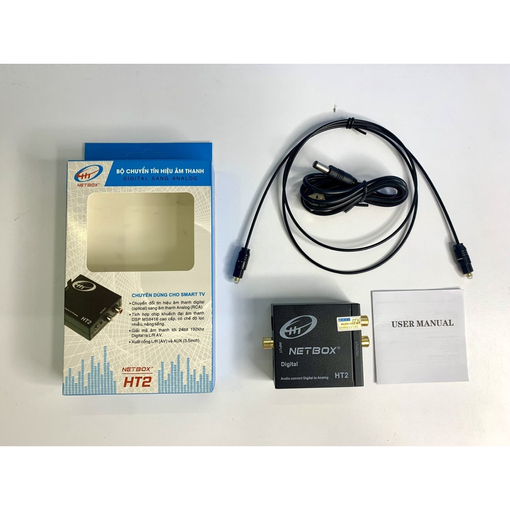 Bộ Chuyển Âm Thanh Quang Optical Netbox HT2