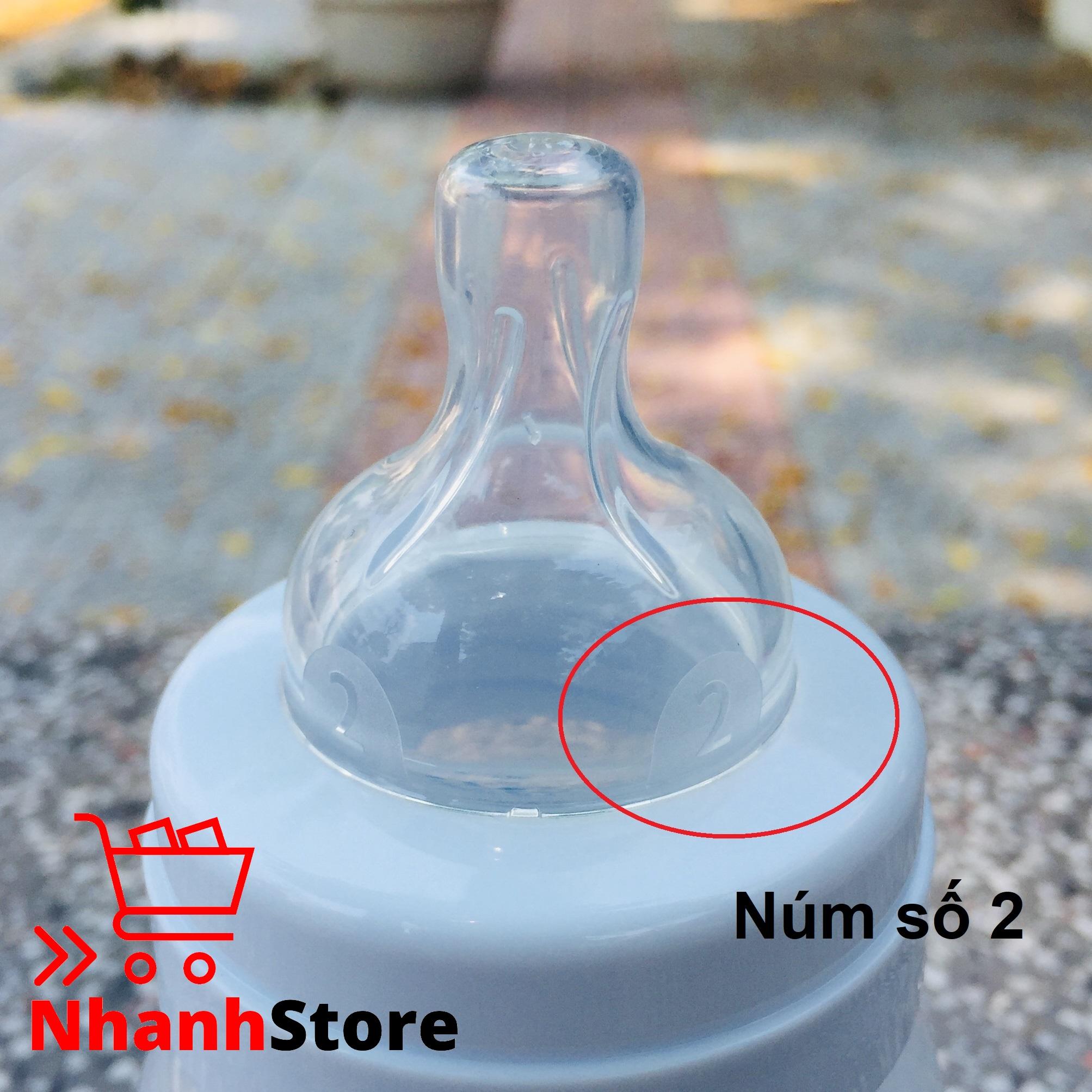 Bình sữa Thiết kế cổ điển Avent Classic 260ml (Núm số 2, từ 3-6 tháng)