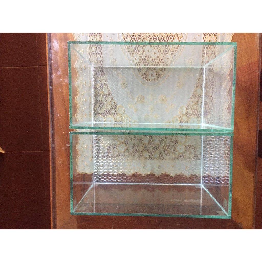 Bể cá betta có vách ngăn đôi (vách ngăn có thể tháo lắp)