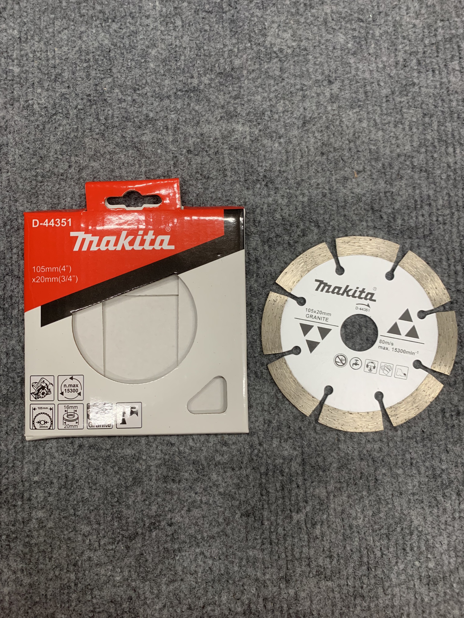 Lưỡi cắt gạch, đá Granite 105mm Makita D-44351