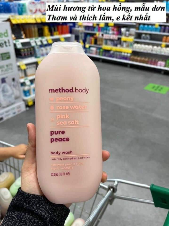 Sữa tắm method body úc 532ml
