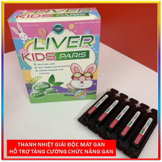 Ống uống tiêu độc mát gan giảm ngứa giúp bé ngủ ngon ăn ngon Live Kisd Paris 20 ống thumbnail