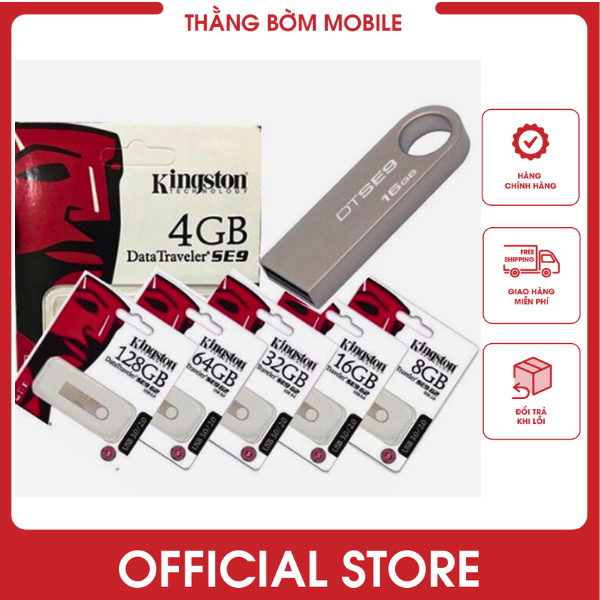 USB 2GB Kingston SE9 chống sốc chống nước, đủ dung lượng, bảo hành lâu dài