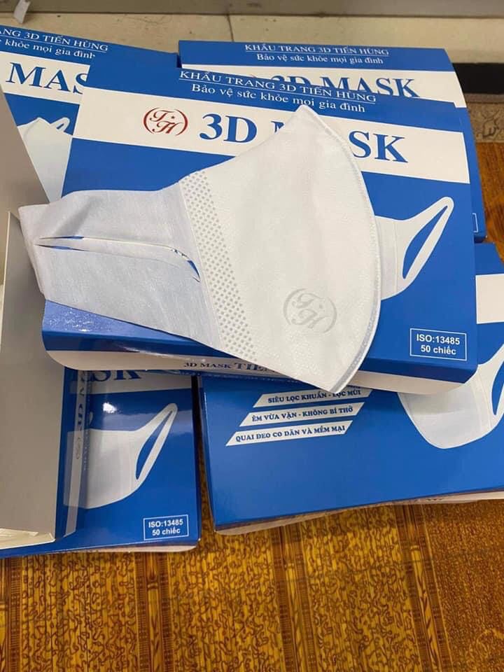 COOMBO 3 hộp khẩu trang y tế 3d mask