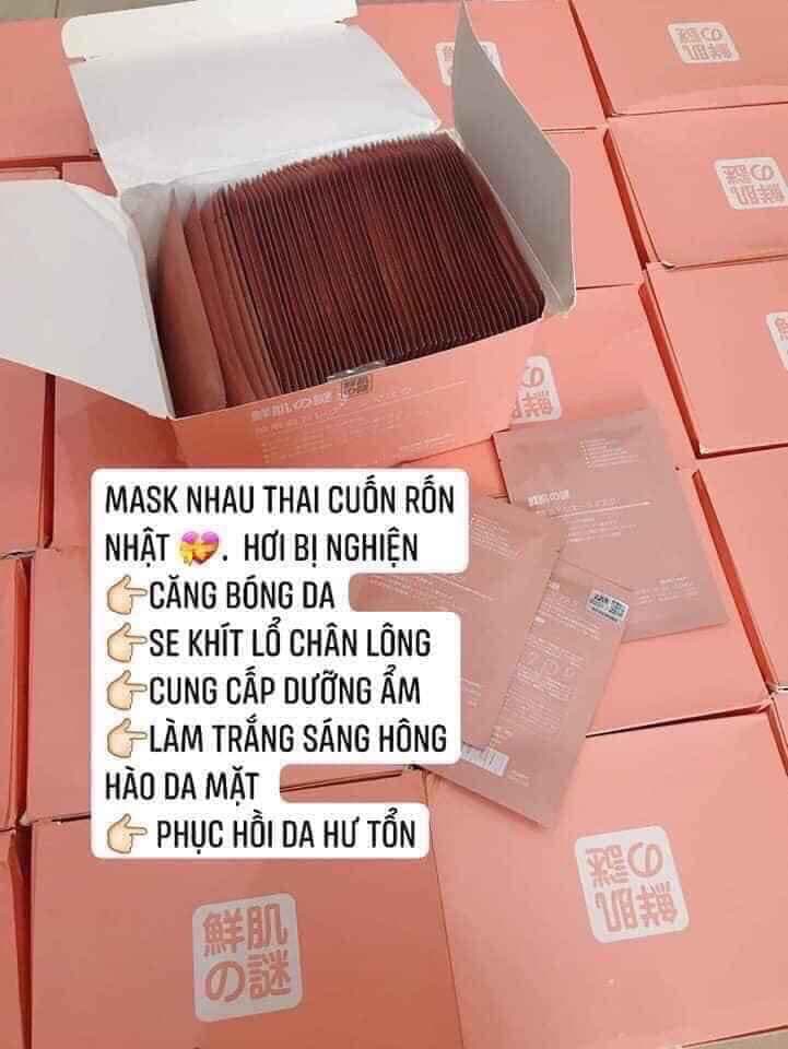 [HCM]Mặt nạ ủ Trắng Nhau Thai Cừu Nhật - 30ml ( le 1 mieng)