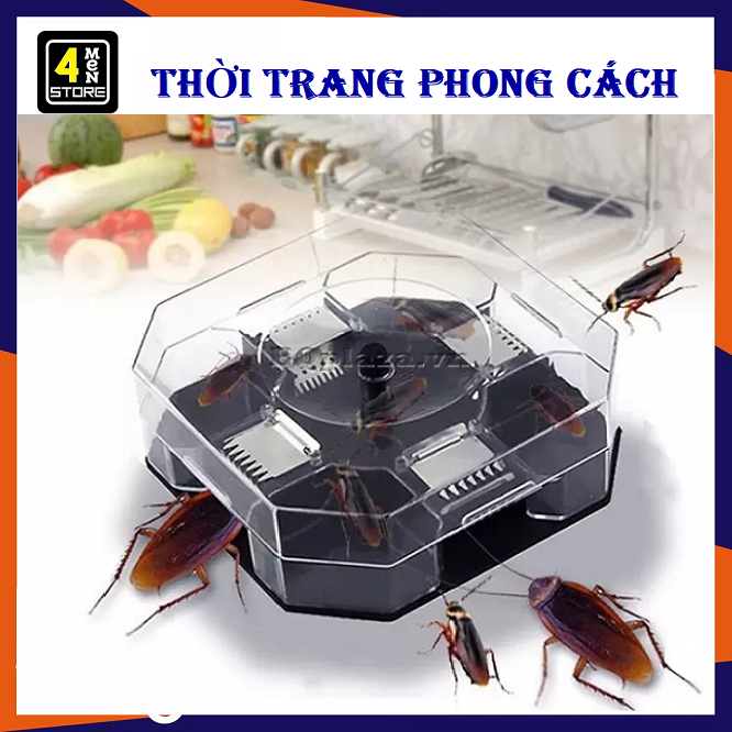 [HCM]⚡ Dụng Cụ Bẫy Gián Bắt Gián Thông Minh Siêu Tiện Lợi Không Dùng H.óa C.hất ⚡