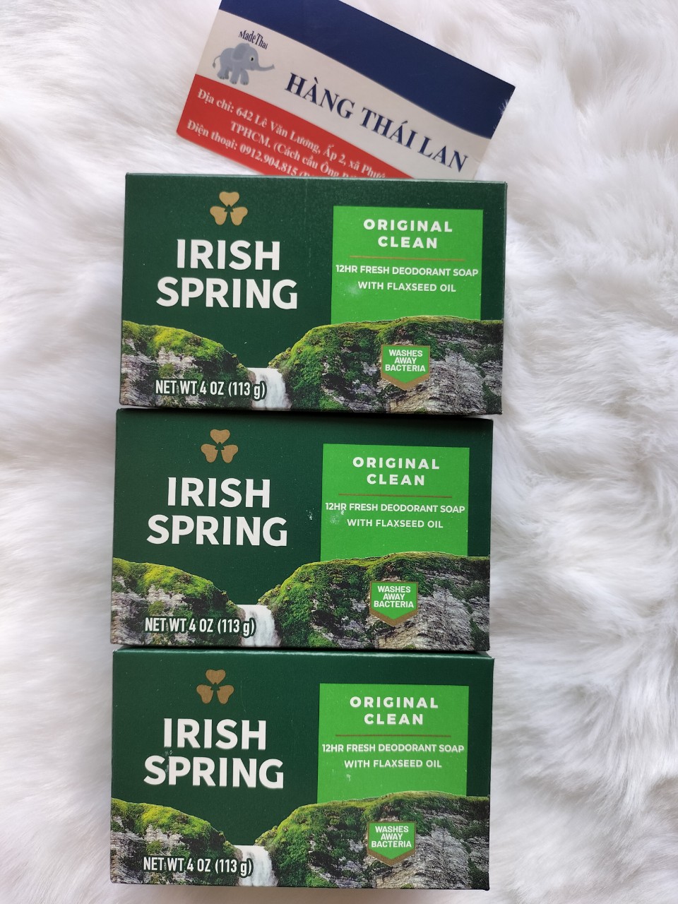 [HCM]Combo 2 cục Xà bông Irish Spring Original 113g USA-Xà phòng IRIS
