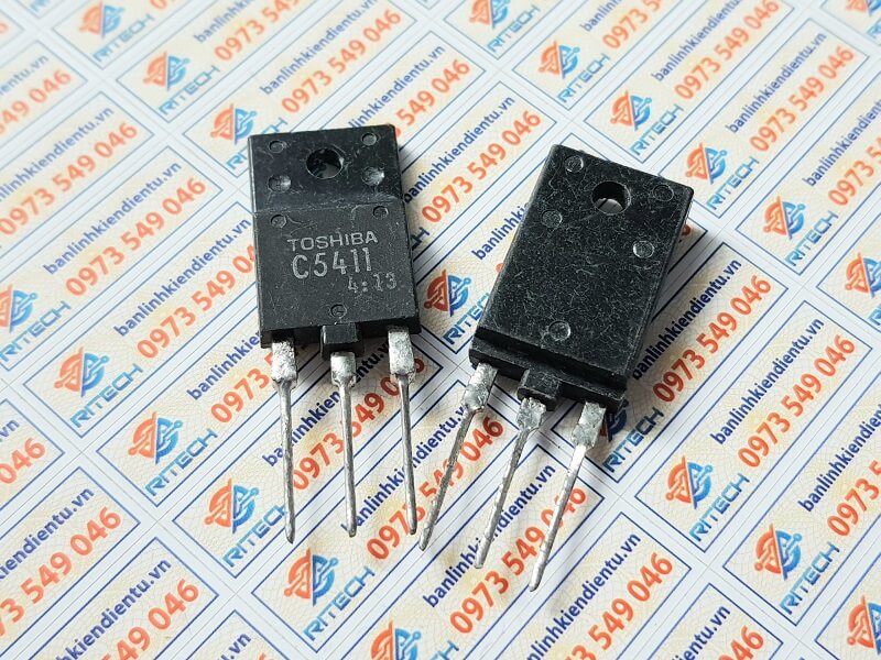 [Combo 5 chiếc] C5411 2SC5411 Transistor NPN 600V-14A TO-3P (tháo máy)