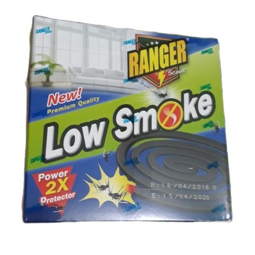 Nhang muỗi khoanh THÁI LAN Ranger Low Smoke (10 khoanh/hộp)