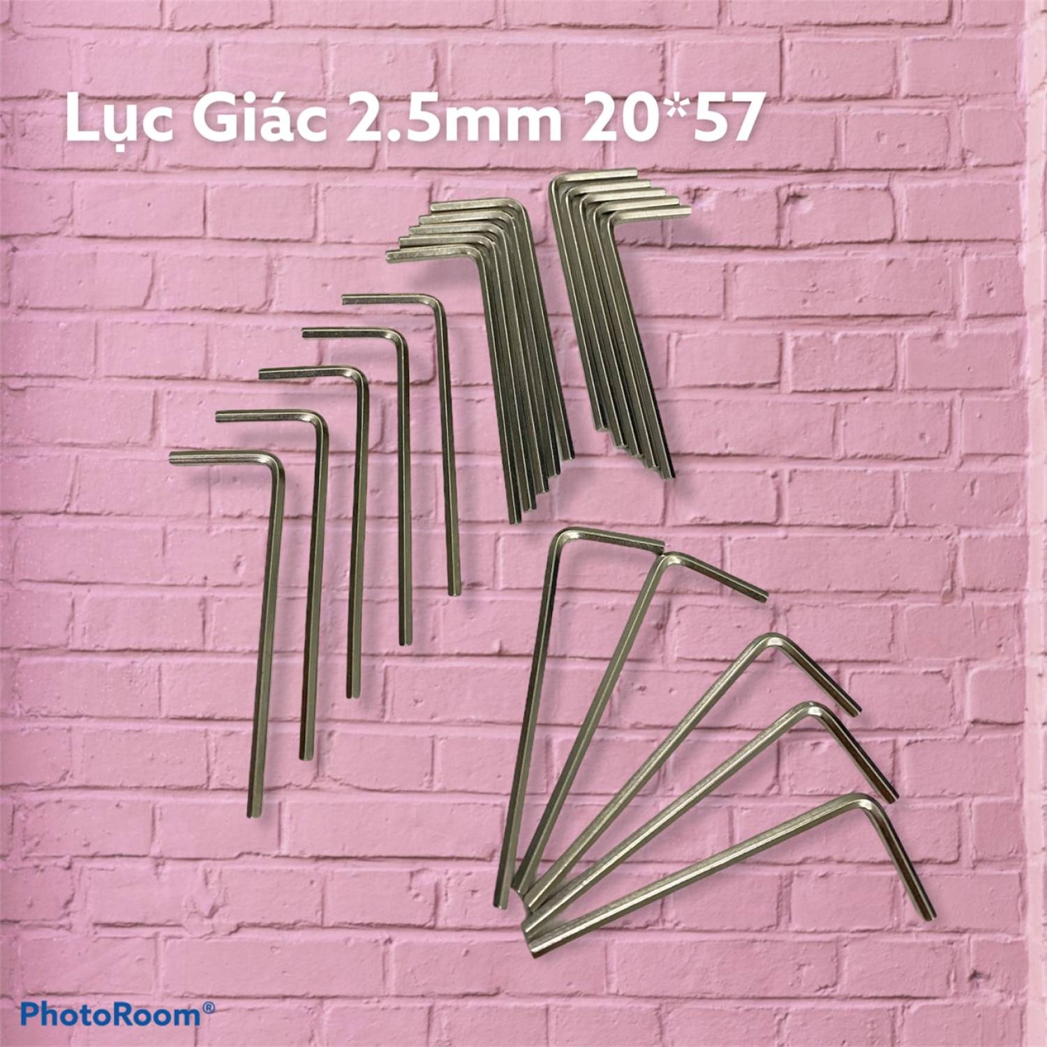 Lục giác 2.5mm (dài 20*57mm, 2.5ly)