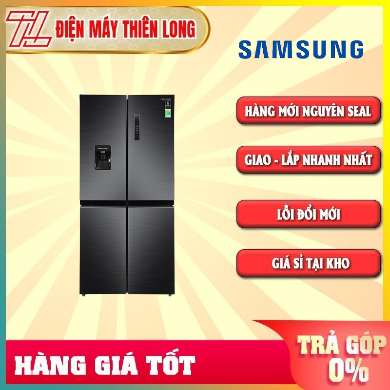 Tủ lạnh Samsung Multidoor Inverter 488 lít RF48A4010B4/SV - HÀNG CHÍNH HÃNG - TRẢ GÓP 0% - GIAO TOÀN QUỐC - NGOÀI HCM TÍNH PHÍ