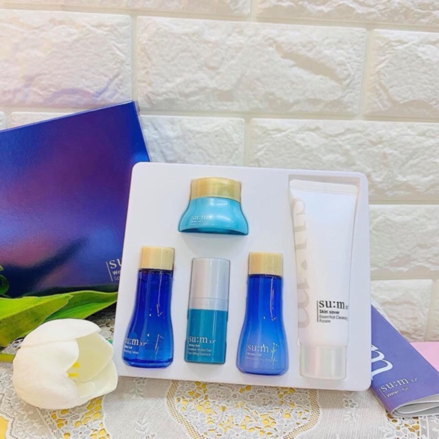 BỘ KEM DƯỠNG DA SU:M37 CHO DA DẦU ( 5 sản phẩm mini )