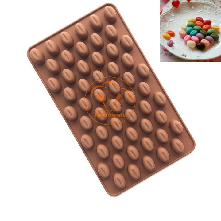 KHUÔN SILICON LÀM THẠCH RAU CÂU SOCOLA HẠT CÀ PHÊ NHÍ