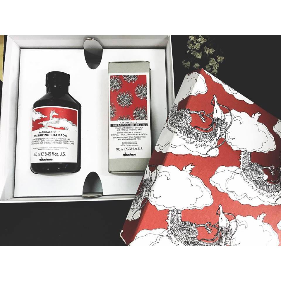 COMBO NGĂN RỤNG VÀ KÍCH THÍCH MỌC TÓC DAVINES ENERGIRING 250ML