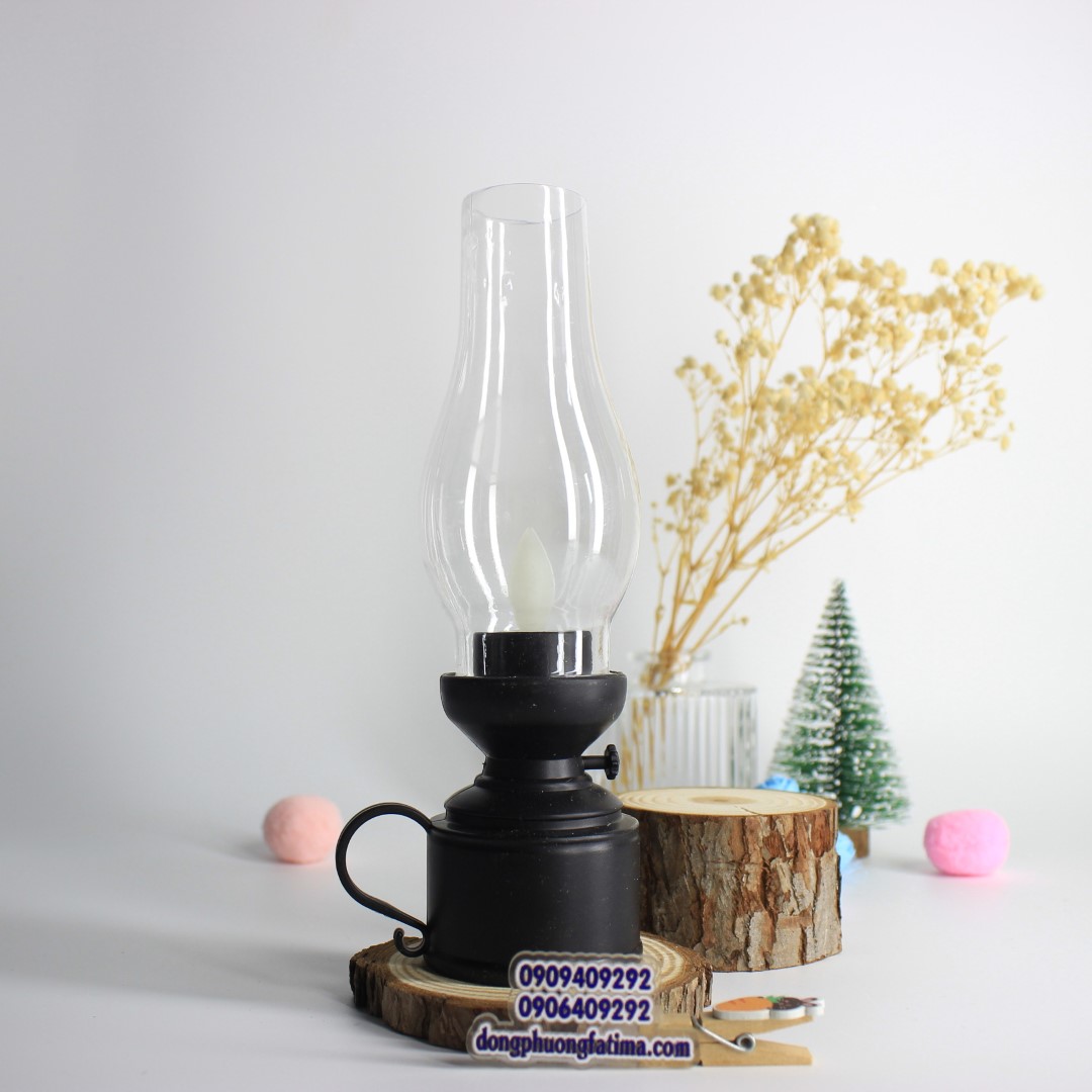 2 Cây Đèn Dầu Trang Trí Bóng Led