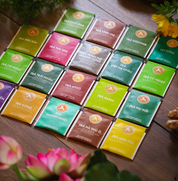 Trà cỏ ngọt Langfarm túi lọc 50G