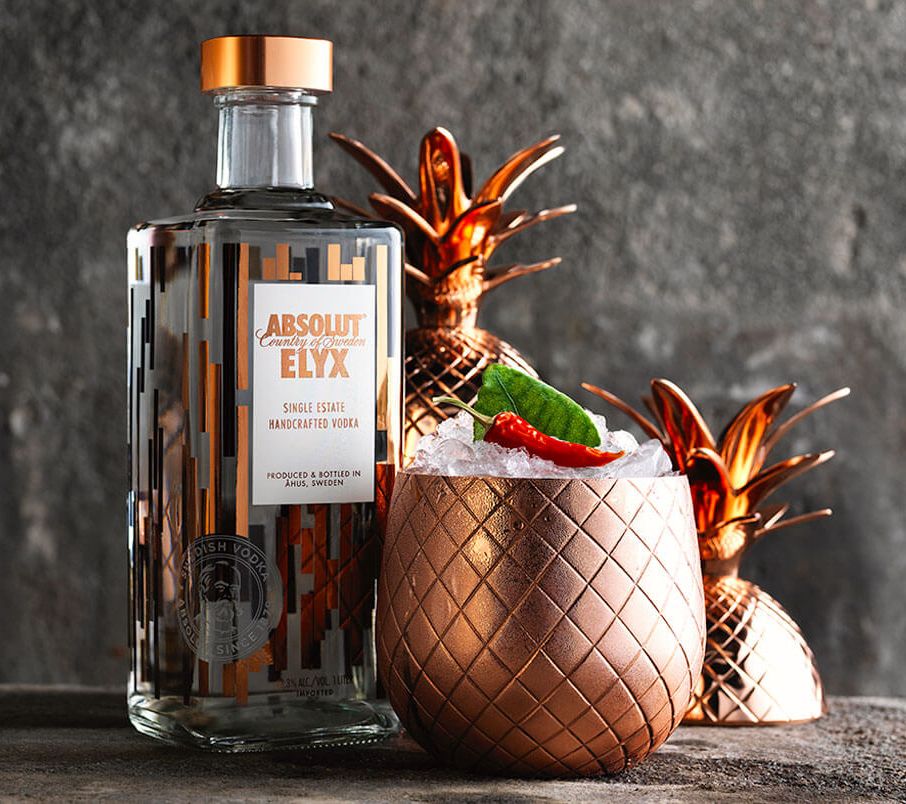 Vỏ CHAI thuỷ tinh ABsolut ELYX chuẩn chính hãng mới [NEW] [RỖNG]