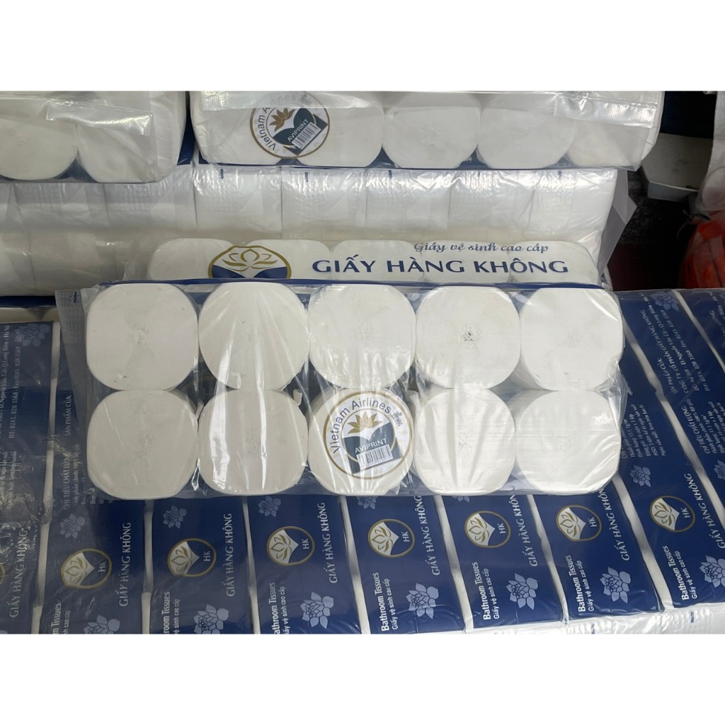 Bịch 10 Cuộn Giấy Vệ Sinh Loại Mịn
