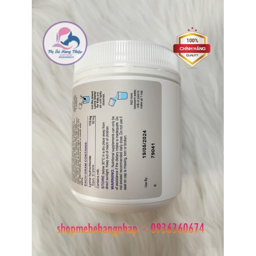 Lysine Bioisland dạng bột Úc giúp bé phát triển chiều cao