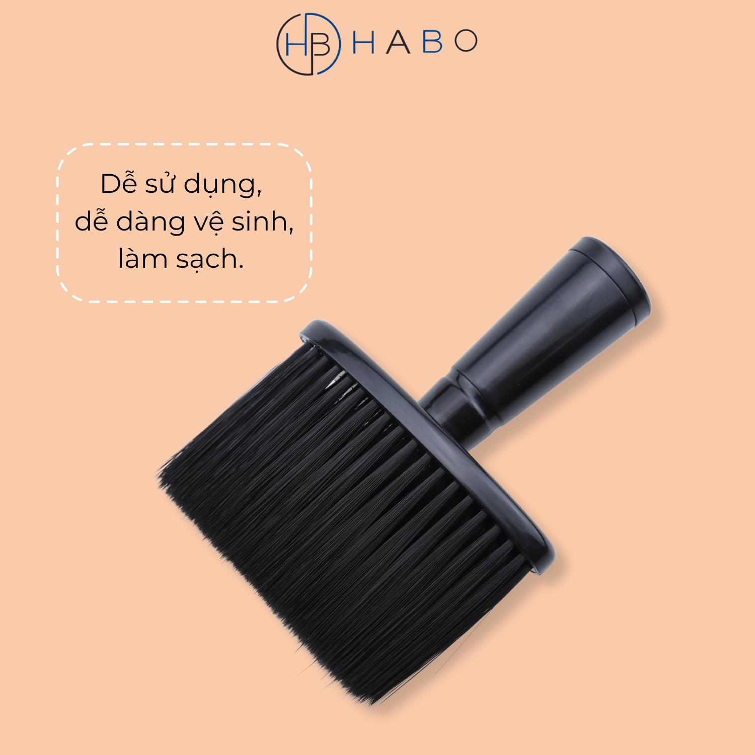 Chổi phủi tóc cọ phủi tóc lông mềm chất lượng cao