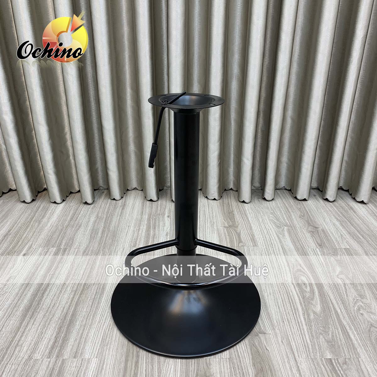 Chân ghế quầy bar cao 60-80cm chân đen