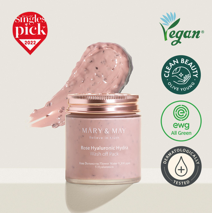 [Nhacuabeautyholic] Mặt nạ đất sét MARY & MAY WASH OFF MASK PACK