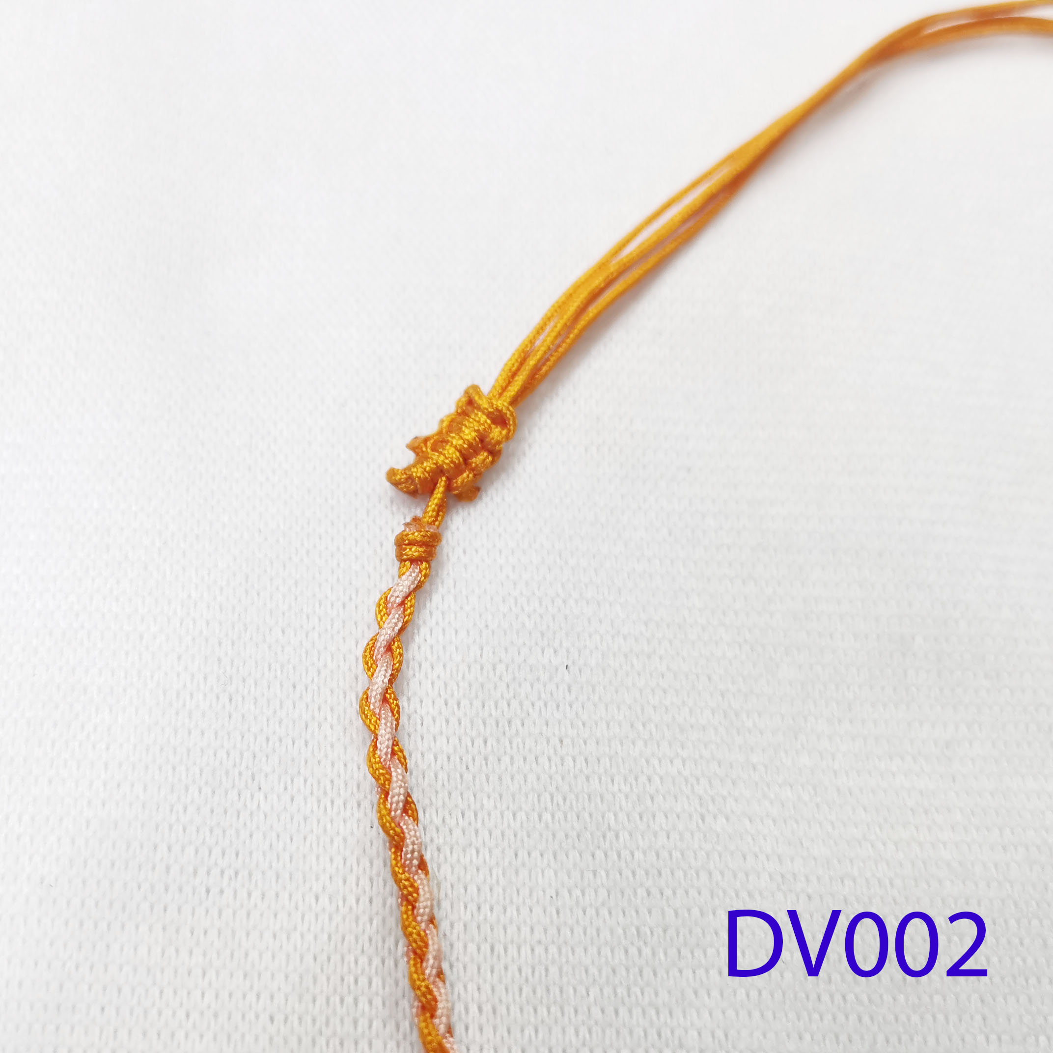[HCM]Dây chuyền vải cam hồng dv002