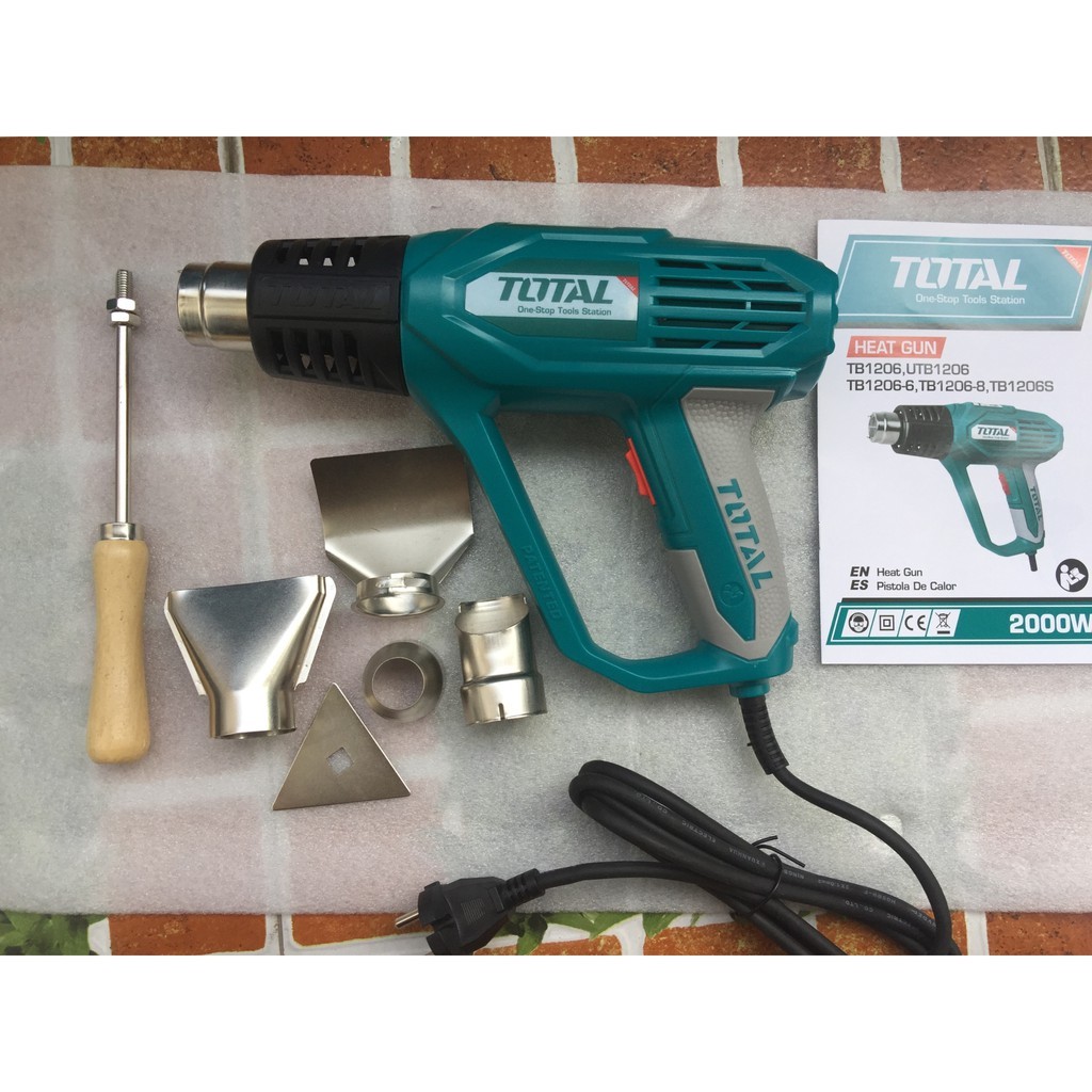 [HCM]MÁY THỔI NHIỆT 2000W TOTAL TB1206