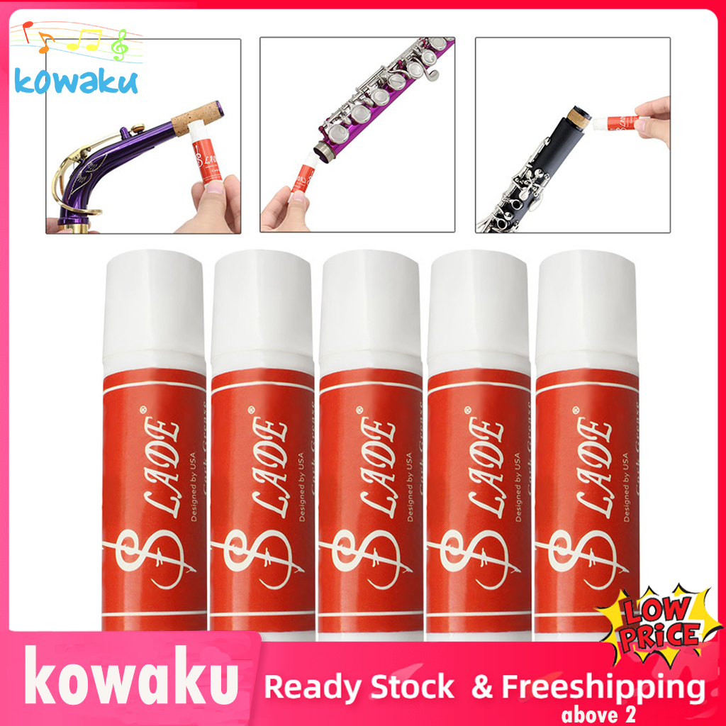 kowaku 5pcs Premium Cork Grease For Clarinet Saxophone Oboe Flute Wind Instruments