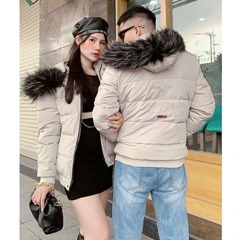 Áo Phao Nam Nữ Mũ Lông Hàng Cao Cấp