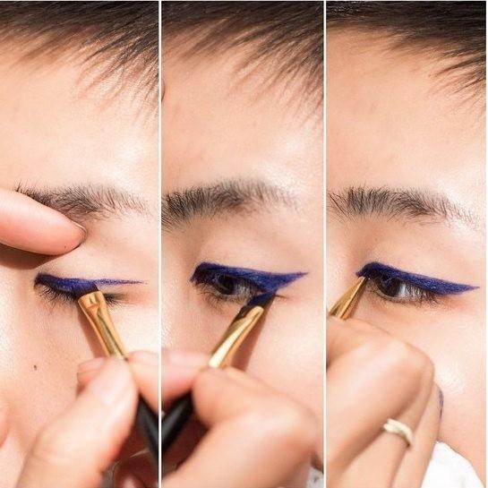 Cọ vẽ 2 đầu chân mày và mí Eyebrow & Eyeline Angled