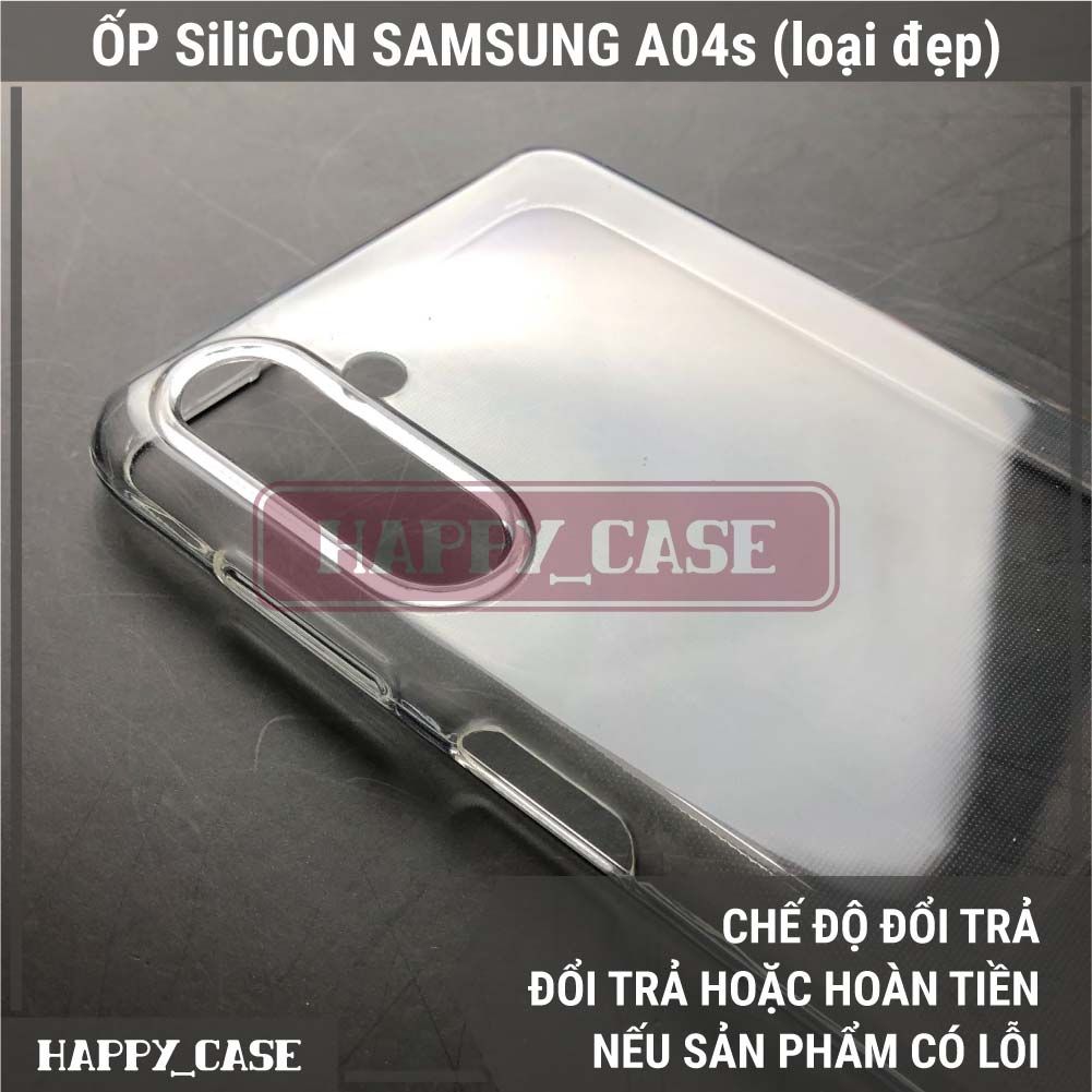Ốp Điện Thoại Samsung A04s (LOẠI ĐẸP) Thin Transparent Silicon