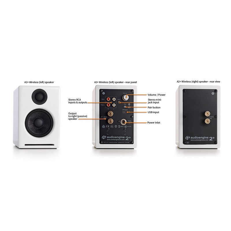 Loa bluetooth AUDIOENGINE A2+ WIRELESS - Chính hãng phân phối