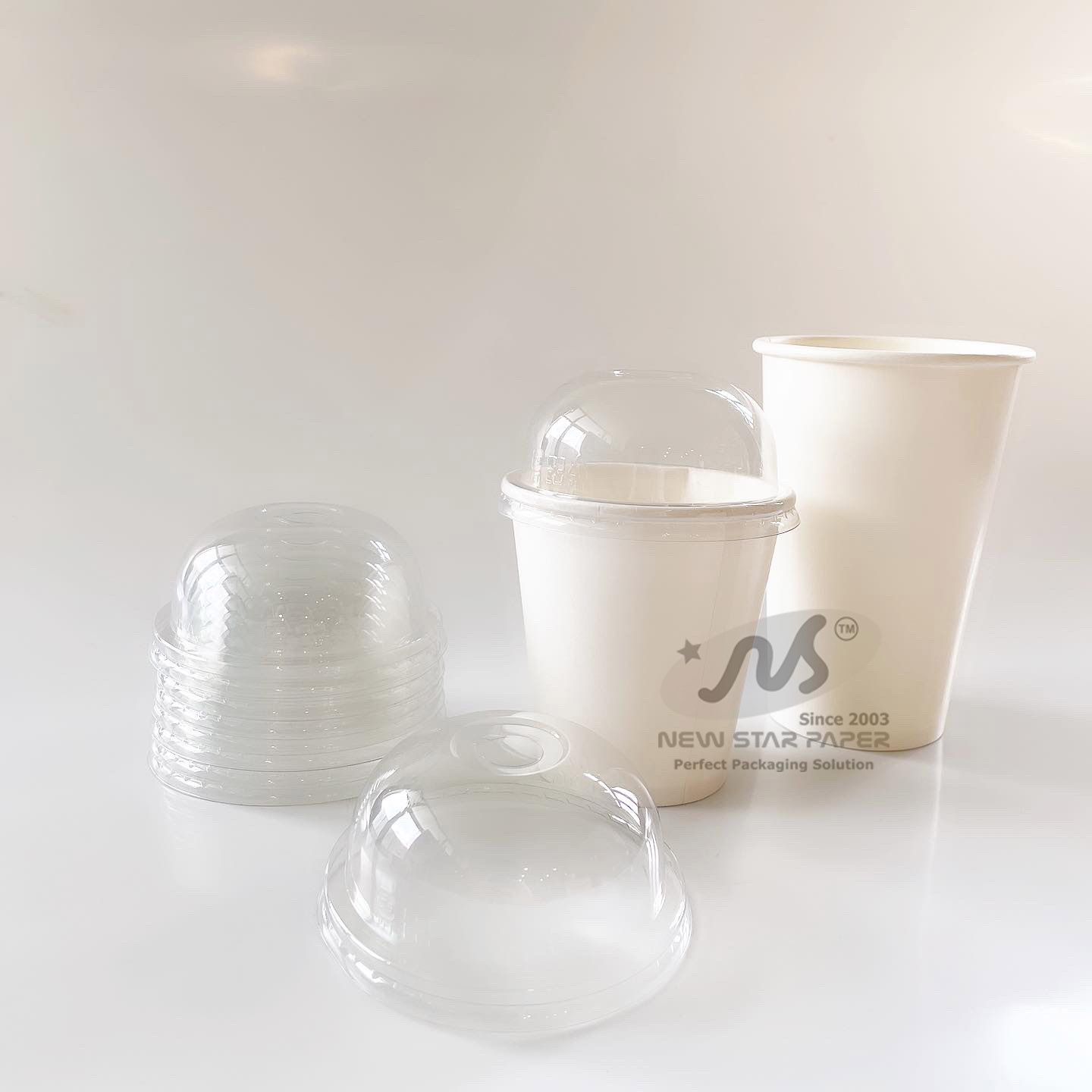 Nắp nhựa đậy ly - Lốc 50 cái phi 90