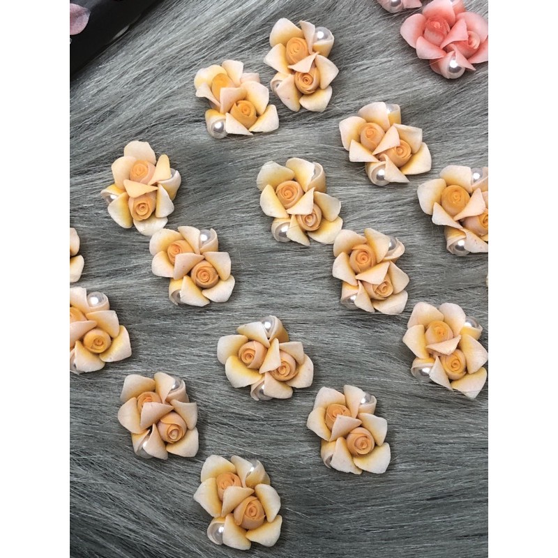 Hoa hồng kép(hoa hồng gắn móng nail) TDC SHOP