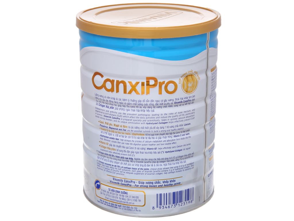 [HCM]Sữa bột Vinamilk CanxiPro HT 900g