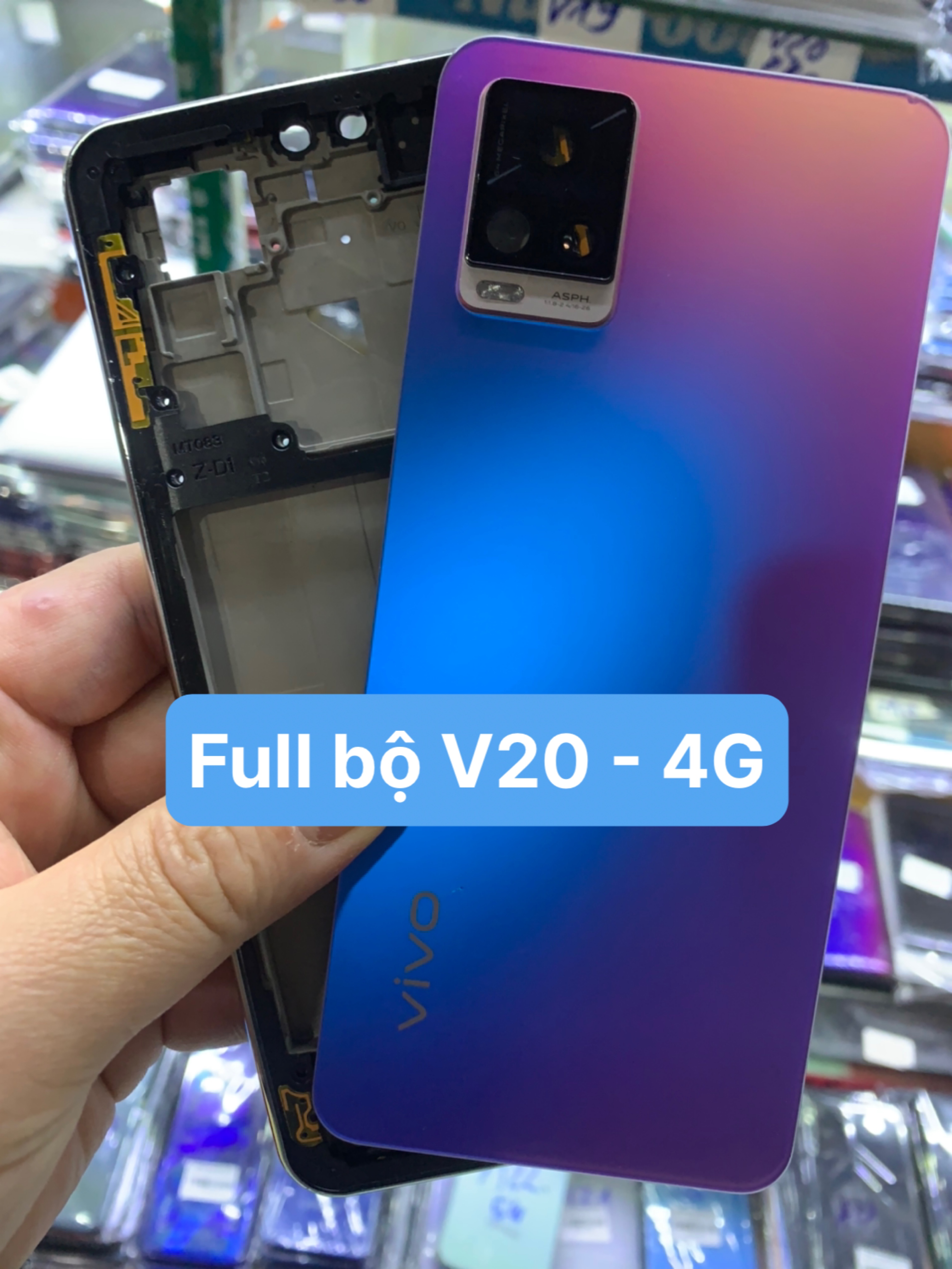 Full bộ xương vỏ vivo v20 - 4g