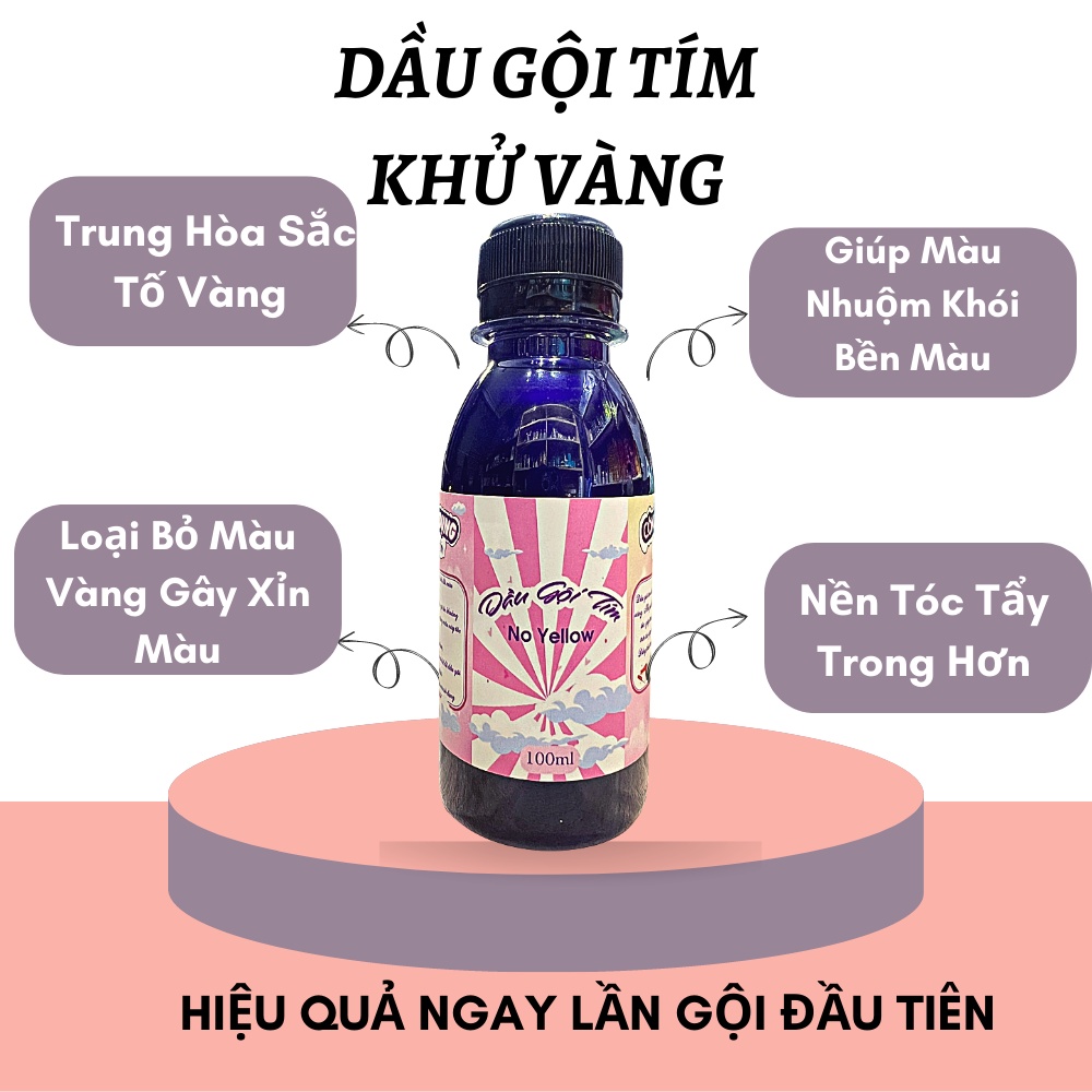 Dầu gội tím khử vàng Goodbye Yellow