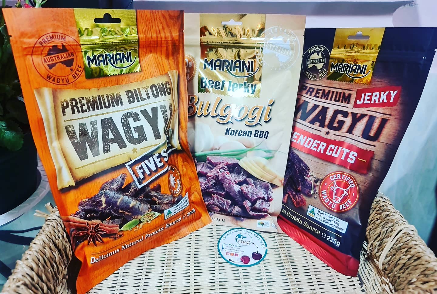 [HCM]Thịt bò khô Úc Mariani – Bulgogi - Korea BBQ ( gói 350g )