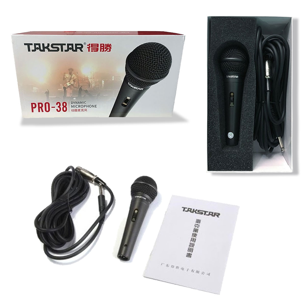 Takstar Pro-38 Micro for singer, karaoke, stage, KTV