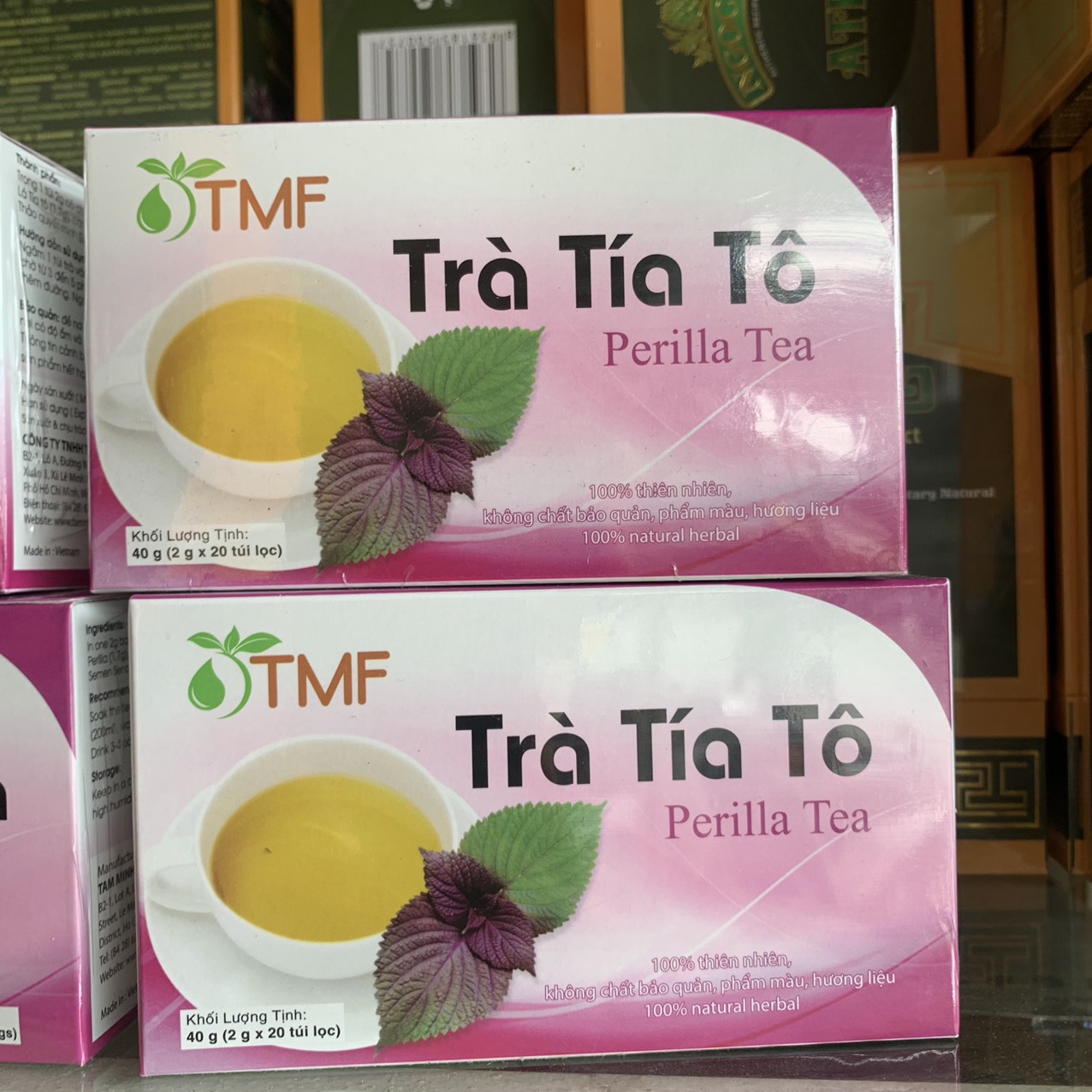 Trà tía tô tâm minh 20 túi lọc