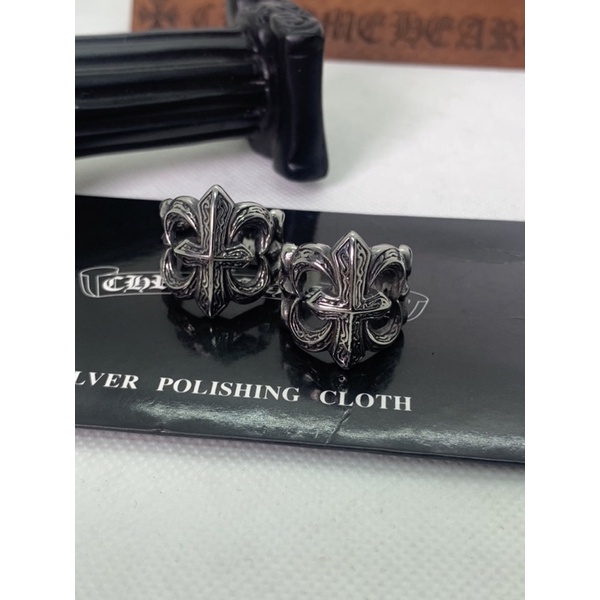 [Ảnh Thật] Nhẫn Chrome Heart bạc có bảo hành.