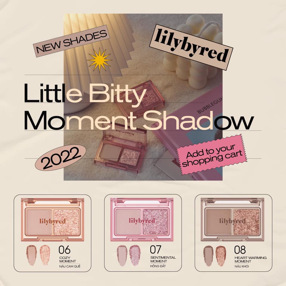 Bảng mắt 2 ô Lilybyred Little Bitty Moment Shadow