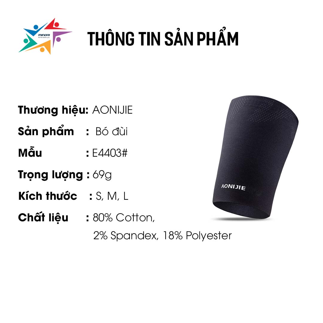 Bó Đùi, Băng Đùi Thể Thao Aonijie E4403