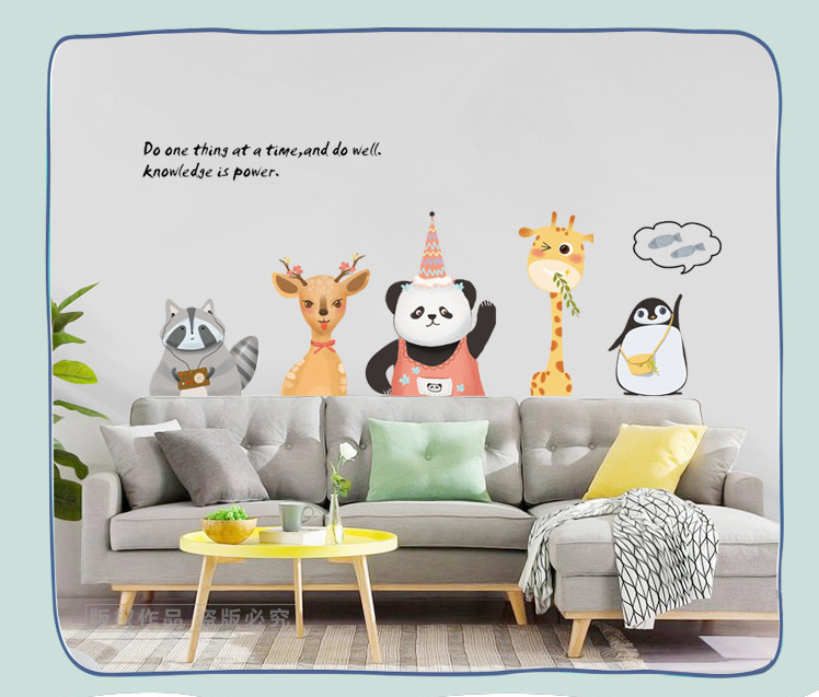 [HCM]Decal dán tường thú dã ngoại
