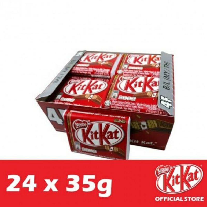 Hộp 24 thanh chocolate kitkat 4f thanh 35g