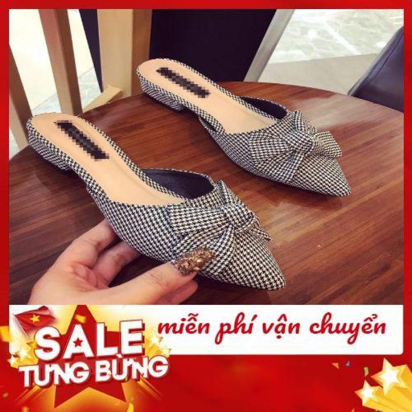 Dép Sục Nữ, Sục Lười Nữ/ Dép sục nữ caro cực xinh giá rẻ